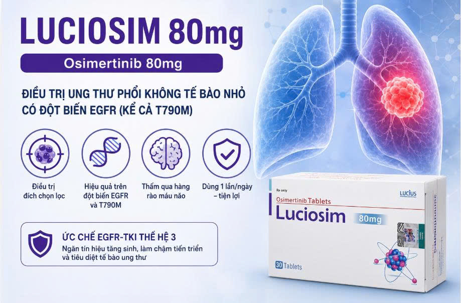 Công dụng thuốc Lisiosim 80mg