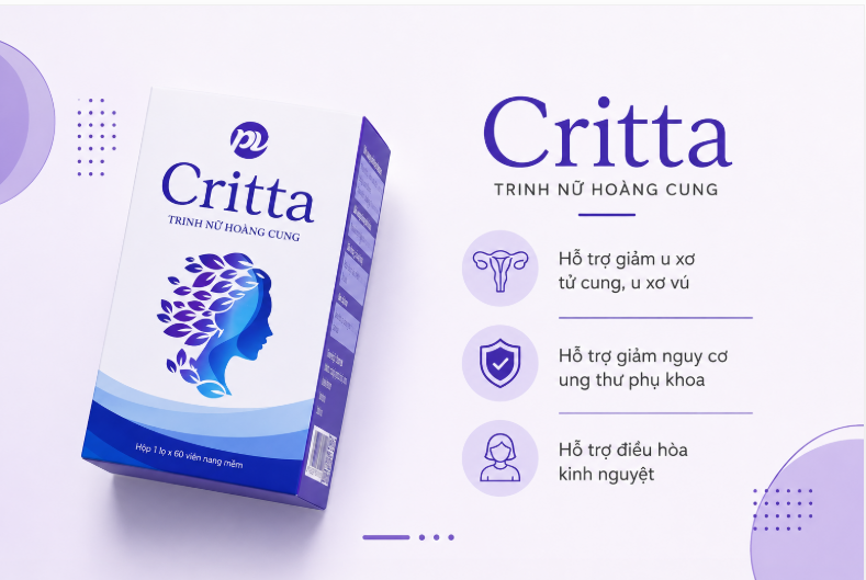 Critta Trinh Nữ Hoàng Cung làm chậm sự phát triển của u xơ lành tính