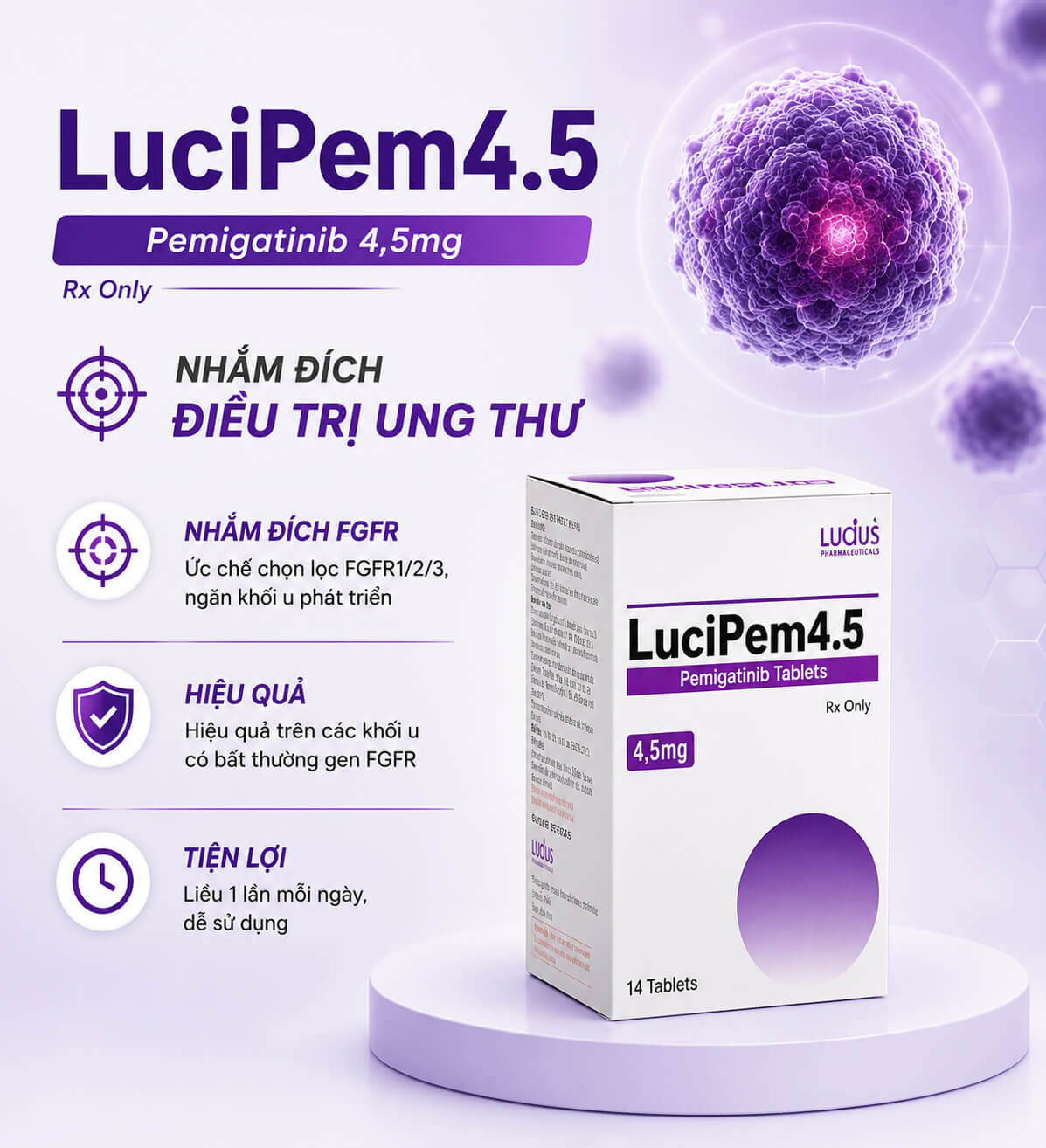 Thuốc điều trị ung thư Lucipem 4.5 Thuốc điều trị ung thư Lucipem 4.5