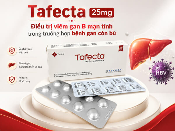 Tác dụng chỉ định thuốc Tafecta 25mg