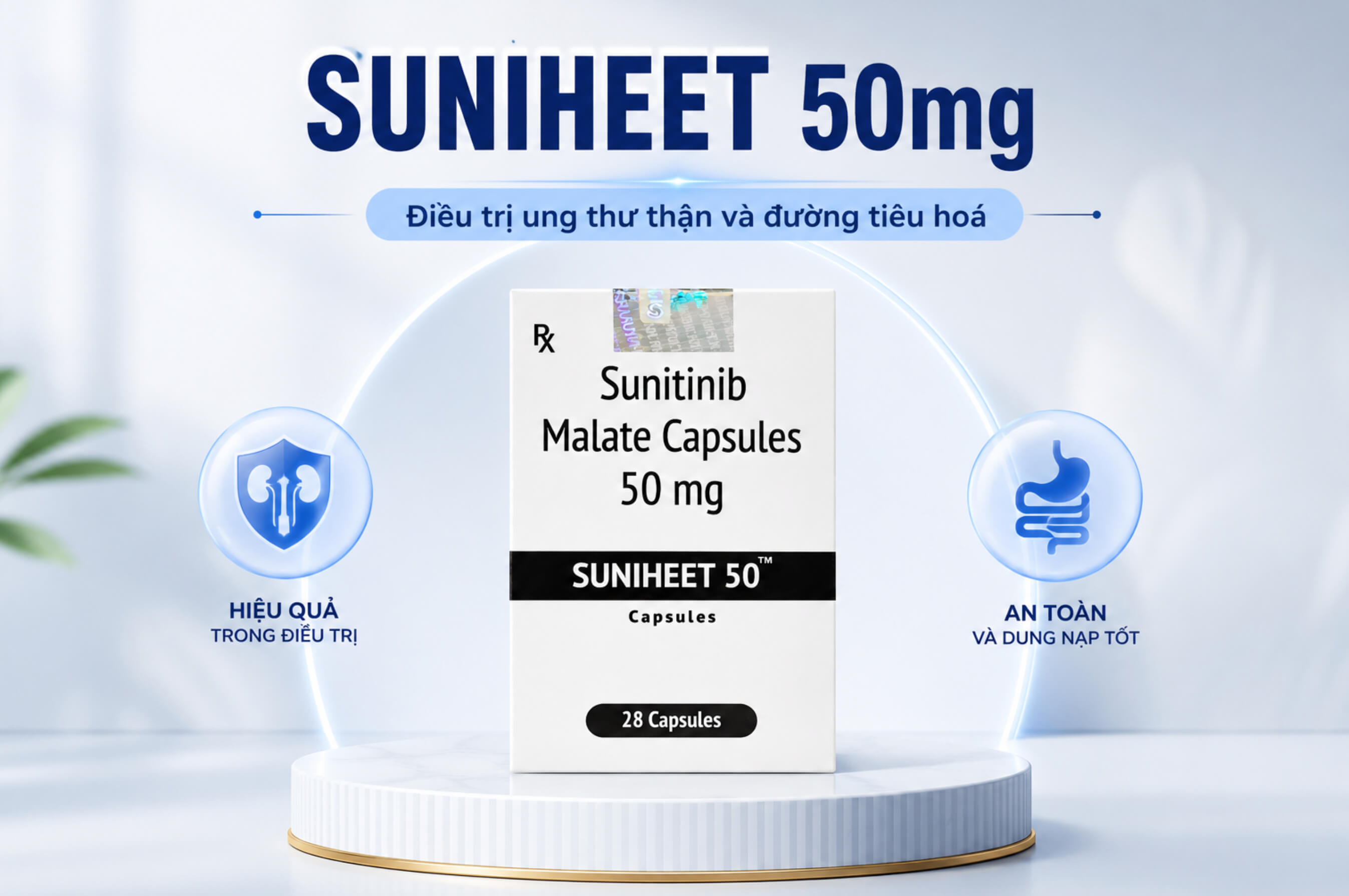 Tác dung chỉ định thuốc Suniheet 50mg