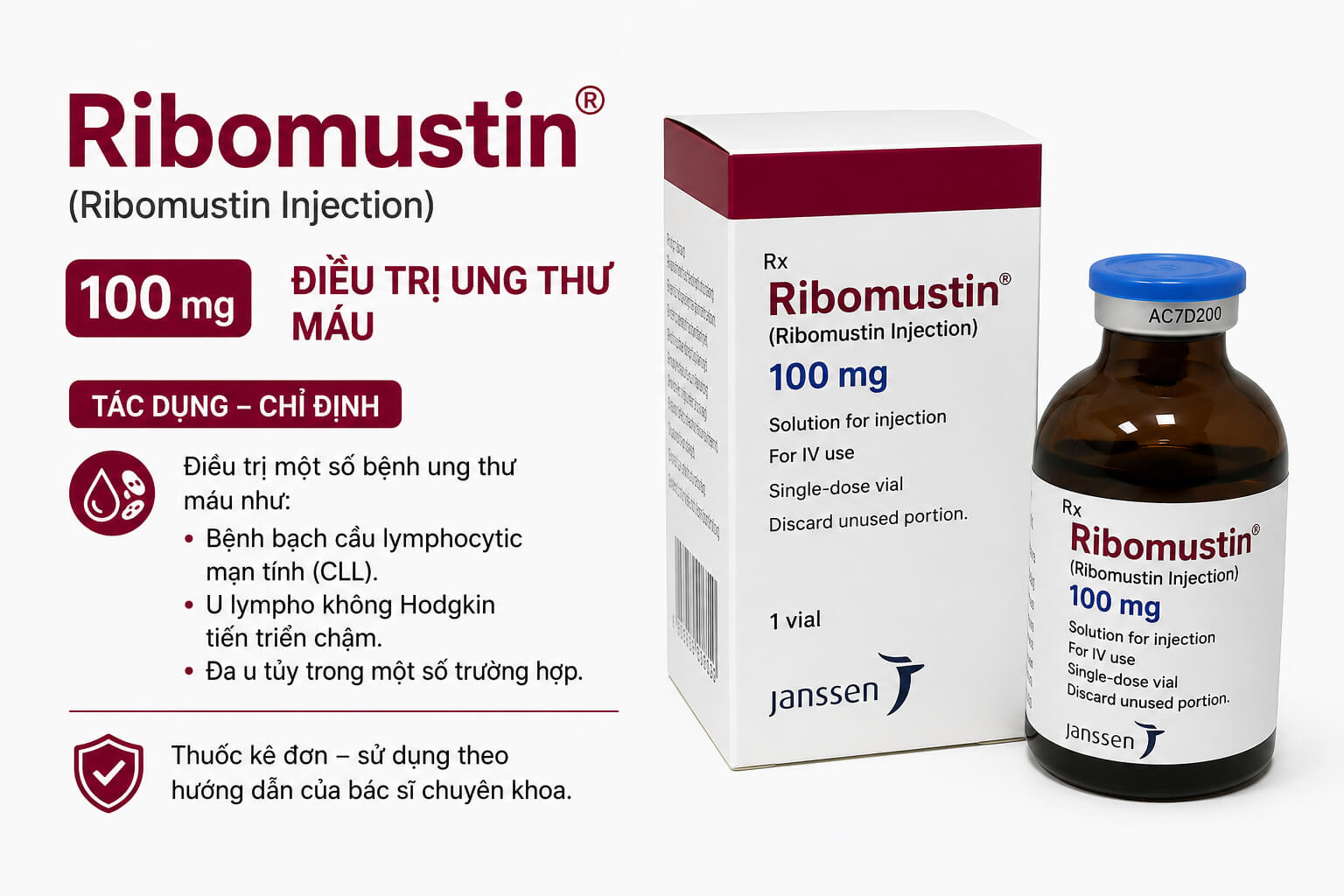 Công dụng thuốc Ribomustin 100mg