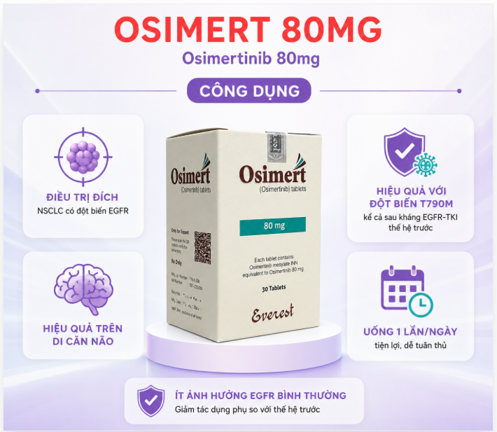 Công dụng thuốc Osimert 80mg