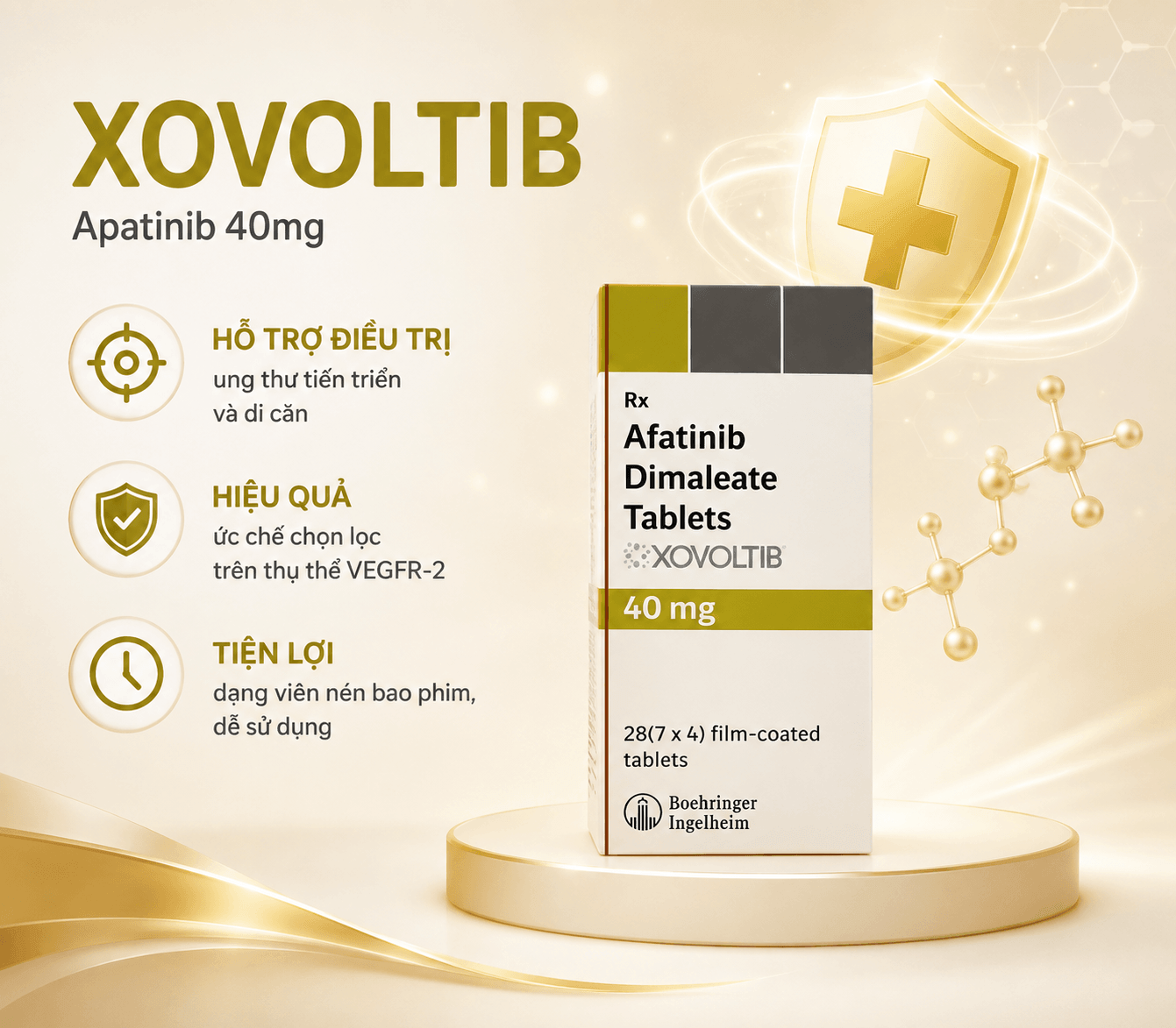 Thuốc điều trị ung thư Xovoltib 40mg