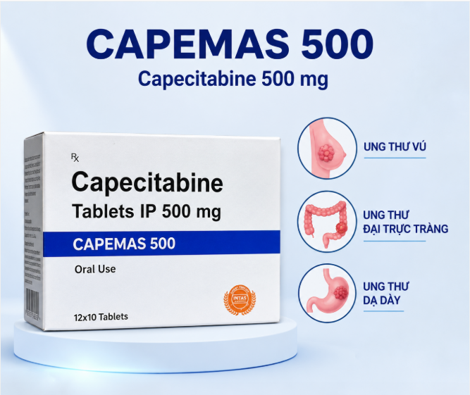 Chỉ định thuốc Capemas 500