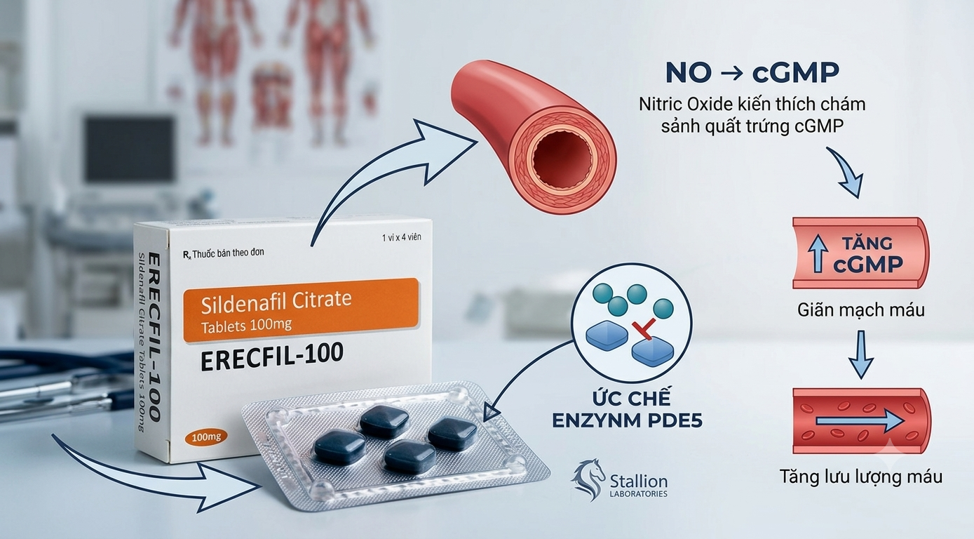 công dụng thuốc Erecfil-100