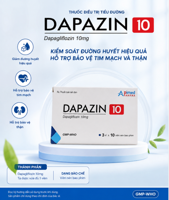 Tác dụng của Dapazin 10mg Apimed