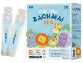 Men sống Bạch Mai Pro - Hỗ trợ giảm rối loạn tiêu hoá, giúp trẻ ăn ngon, tăng đề kháng