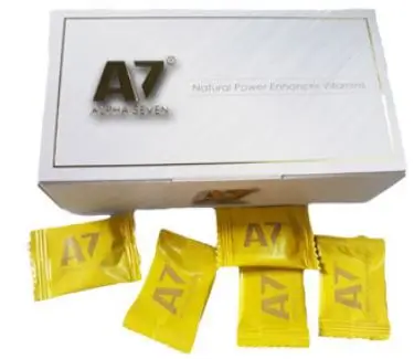 Kẹo Sâm A7 Chính Hãng - 1 Hộp 10 Viên + Tặng Lọ Sìn 4ml