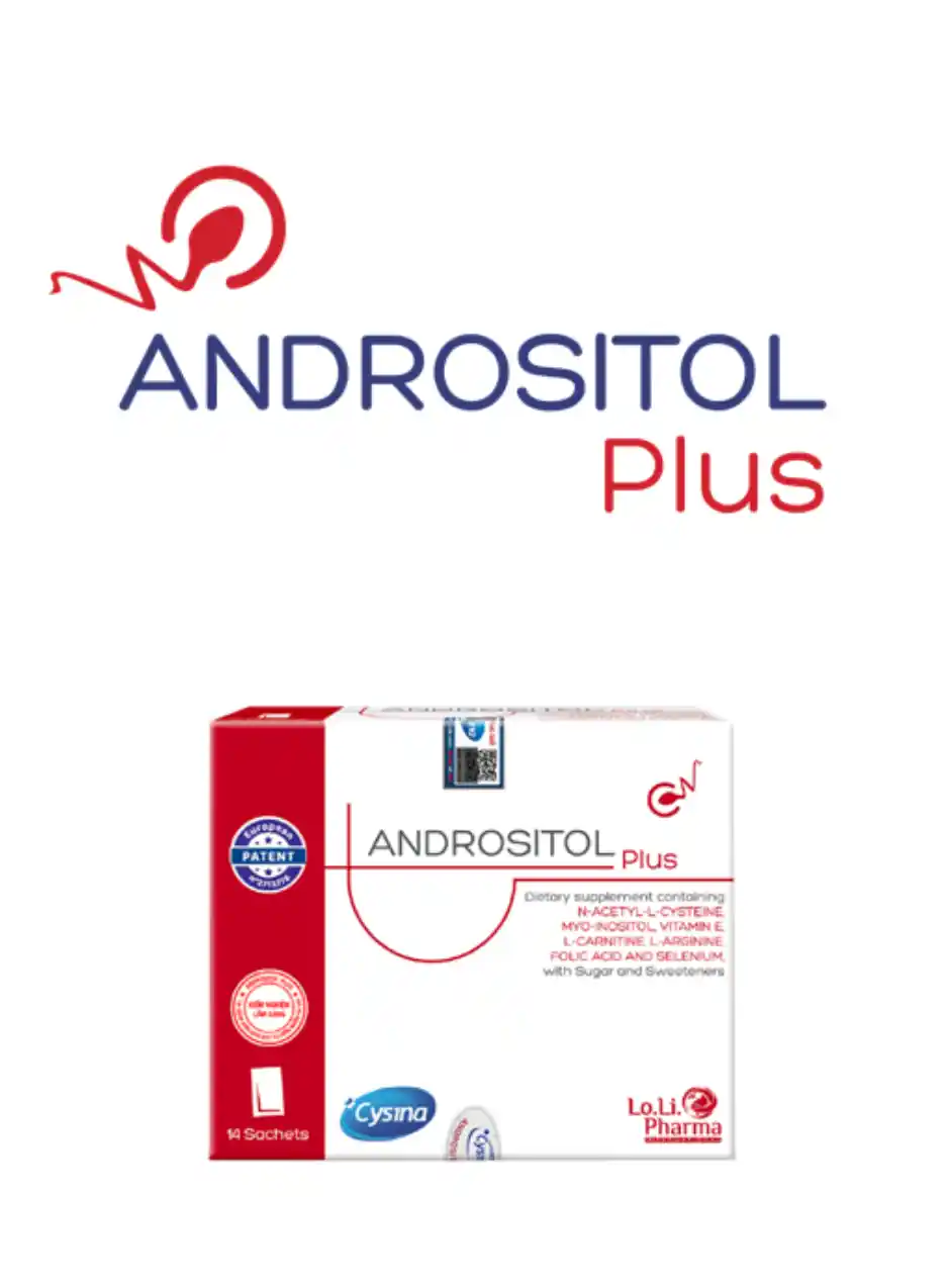 Andrositol Plus - nhập khẩu Ý (chính hãng) - Hỗ trợ sinh sản cho nam giới