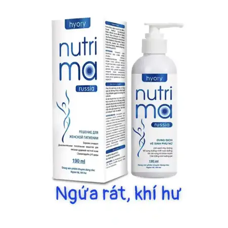 Dung dịch vệ sinh giảm ngứa khí hư nutrima russia hyory (c/190ml) (xanh)