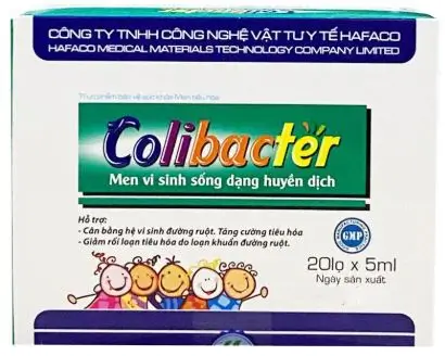Men vi sinh Colibacter  hỗ trợ điều trị rối loạn tiêu hóa