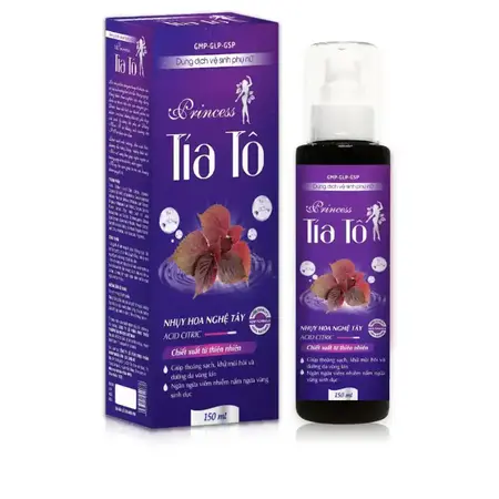 Dung dịch vệ sinh phụ nữ Princess Tía Tô Luxury Bidopha (C/150ml)