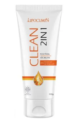 Sửa rửa mặt sáng da ngừa mụn LIPOCUMIN CLEAN 2N1