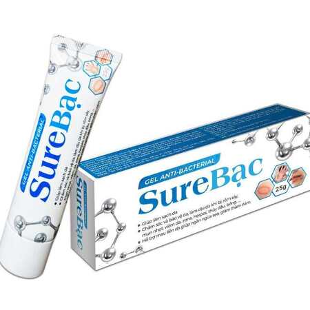 Giảm thâm nám bảo vệ da gel sure bạc bidophar 