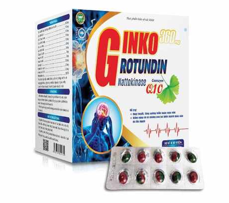 Bổ Não ginko rotundin mekong (h/100v) Xanh Dương