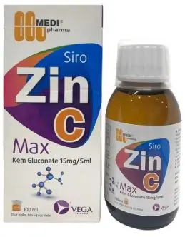 Siro Zin C max bổ sung kẽm, tăng sức đề kháng