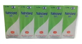 Thuốc nhỏ mắt Natriclorid 0,9% Armepharco rửa mắt, làm sạch