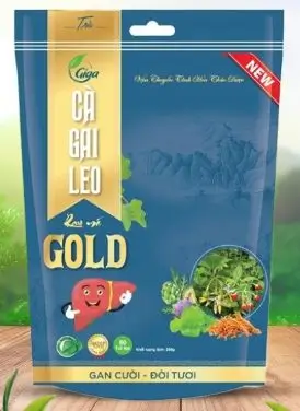 Trà túi lọc Cà Gai Leo Rau Má Gold, Trà Cà Gai Leo GiGa - giải độc mát gan, giảm mụn nhọt