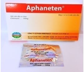 Thuốc Aphaneten được sử dụng tiêu diệt nấm, vi khuẩn âm đạo