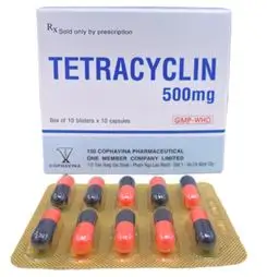 Thuốc kháng sinh TETRACYCLIN - Tetracylin HCI 500mg