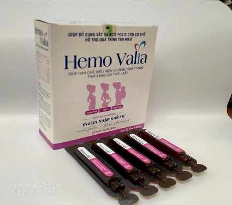 SẮT NƯỚC HEMO VALIA