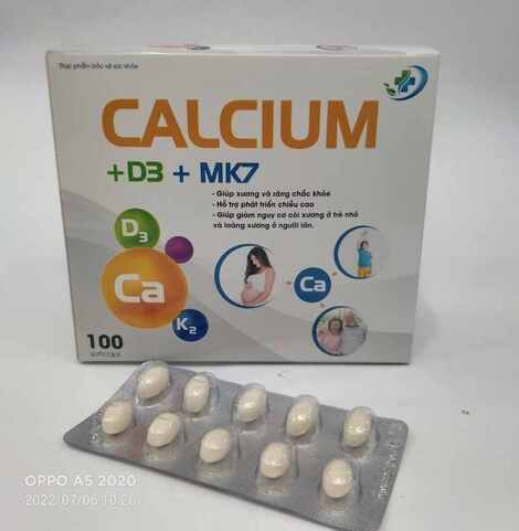 CALCIUM D3-MK7 - bổ sung canxi cho bà bầu, bổ sung canxi và vitamin D3