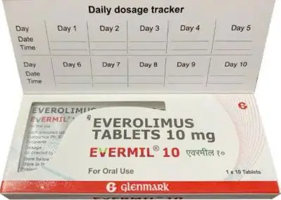 Thuốc Evermil 10mg điều trị ung thư