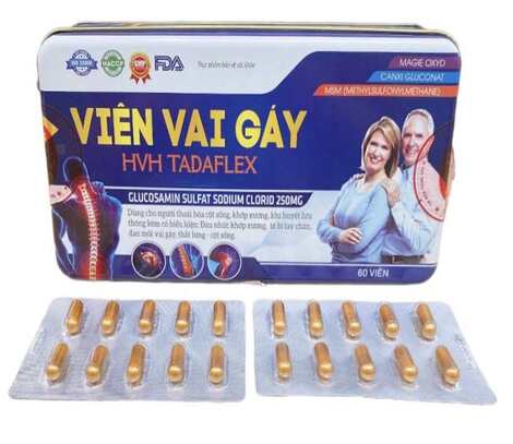 Viên Vai Gáy (hộp thiếc) giúp lưu thông khí huyết, giảm đau nhức mỏi vai gáy xương khớp