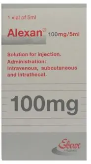 Thuốc Alexan 100mg/5ml điều trị bệnh bạch cầu dòng tủy cấp ở người lớn