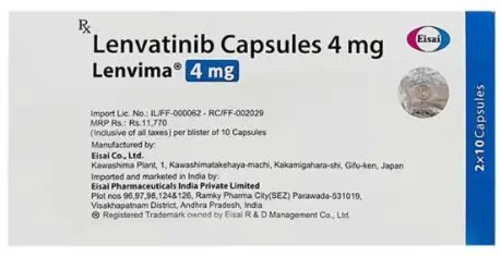 Thuốc Lenvima 4mg điều trị bệnh ung thư tuyến giáp