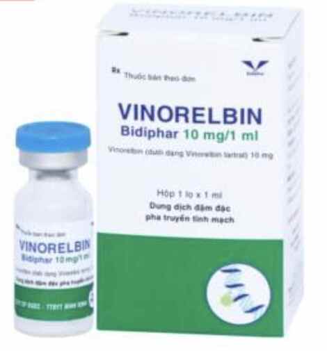 Vinorelbine Bidiphar 10mg/1ml điều trị ung thư