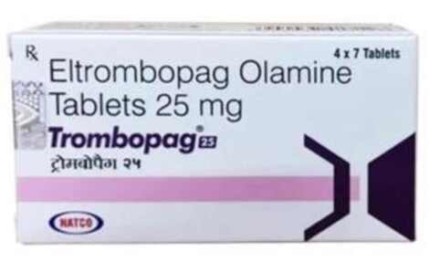 Trombopag 25mg điều trị ung thư