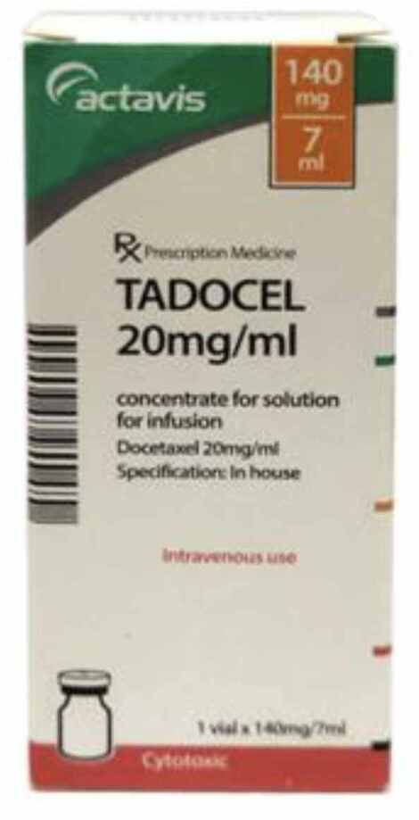 Tadocel 20mg/ml điều trị ung thư