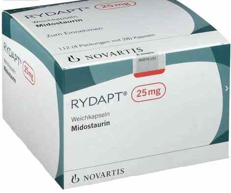 Rydapt 25mg điều trị ung thư