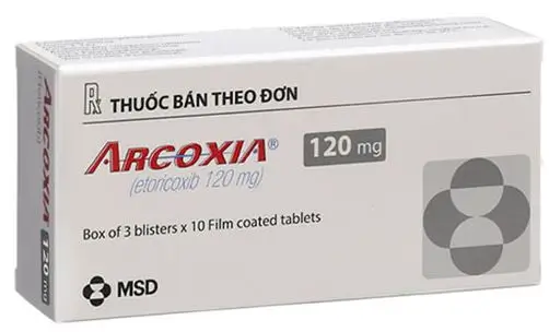 Thuốc Arcoxia 120mg điều trị ngắn hạn các cơn đau và giúp kháng viêm