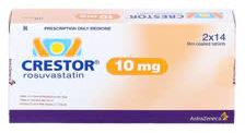 Thuốc Crestor 10mg AstraZeneca điều trị tăng cholesterol máu nguyên phát