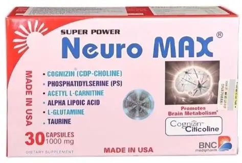 Viên uống Super Power Neuro Max cải thiện tuần hoàn não