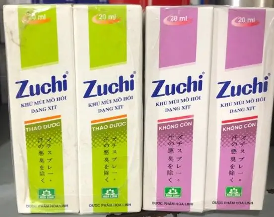 Xịt Khử Mùi Zuchi Hoa Linh (C/20ml) (Giao Màu Ngẫu Nhiên)