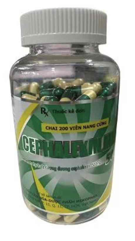 Cephalexin MKP 500mg Mekophar (C/200v)