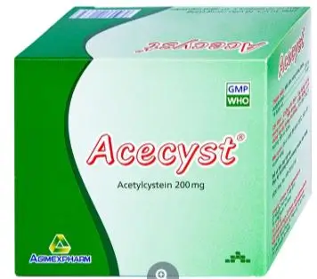 Thuốc Acecyst 200mg Agimexpharm long đờm, thông đường hô hấp trong viêm phế quản