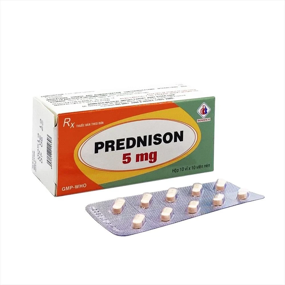 Prednison 5mg Tablets Domesco (Hộp/100v)
