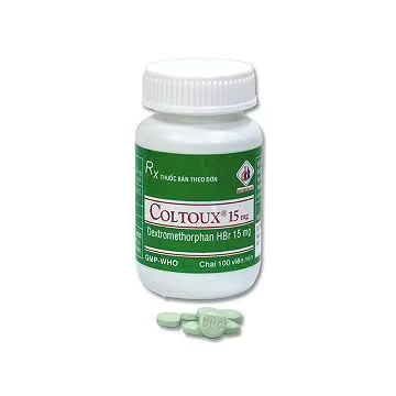 Coltoux dextromethorphan 15mg domesco (c/100v nén)