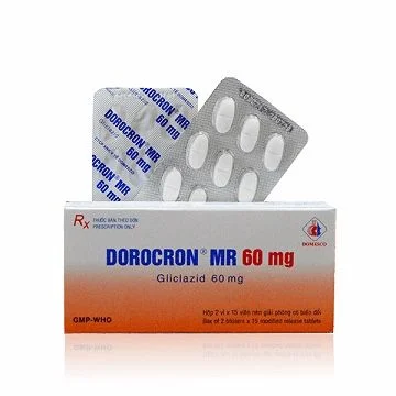 Thuốc Dorocron MR 60mg Domesco điều trị đái tháo đường type 2 (2 vỉ x 15 viên)