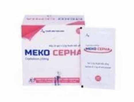 MekoCepha Cephalexin 250Mg (Hồng) Mekophar (H/24G)