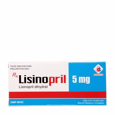 Lisinopril 5mg Domesco (H/30v)