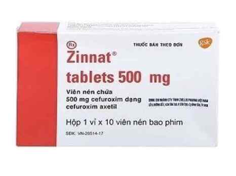 Zinnat 500mg Gsk (H/10v)