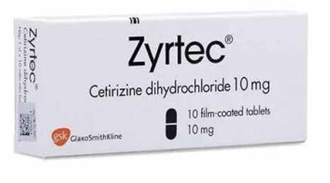 Zyrtec Cetirizin 10mg (H/10v)