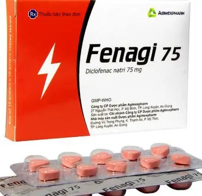 Thuốc Fenagi 75 điều trị các trường hợp viêm xương khớp, thoái hóa khớp, viêm cột sống dính khớp