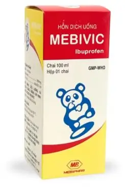 Thuốc MEBIVIC - Ibuprofen 100mg giảm đau hạ sốt